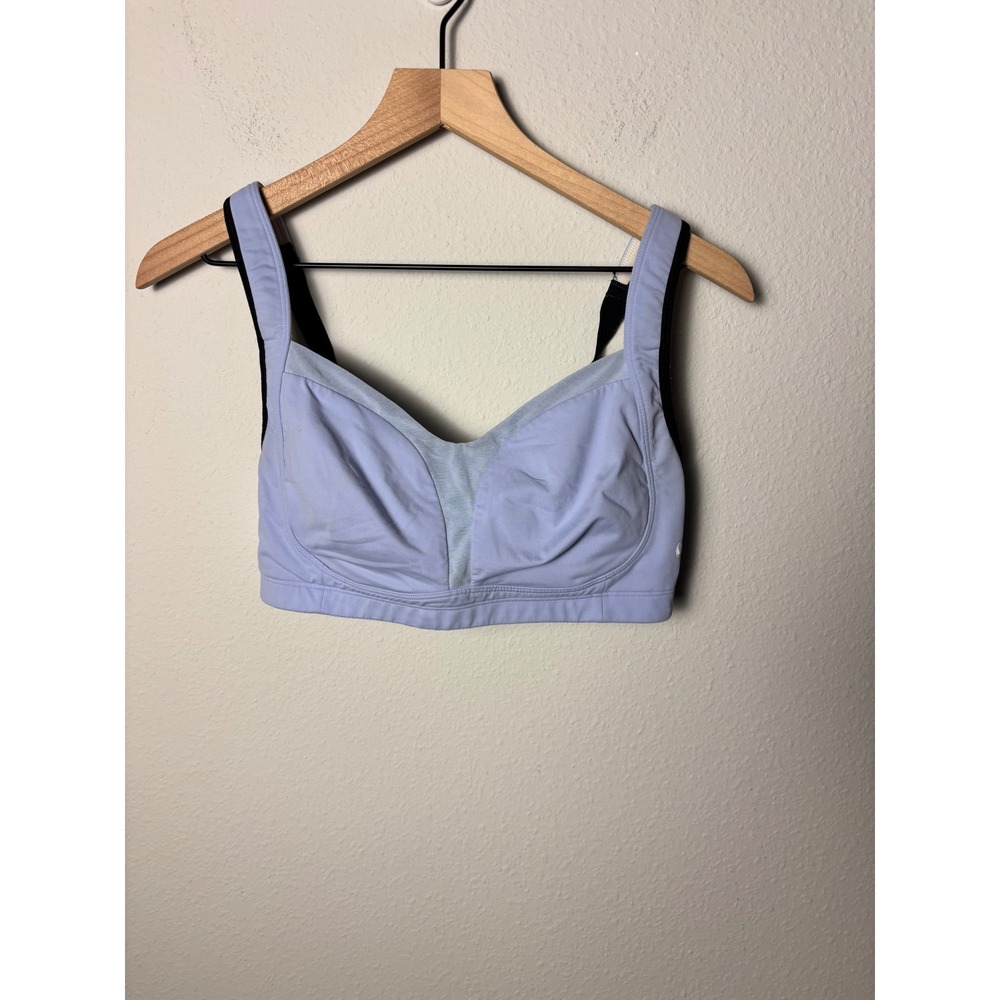 Lululemon Ta Ta Tamer II Sports Bra Lavender Dusk 34DD Purple High Support